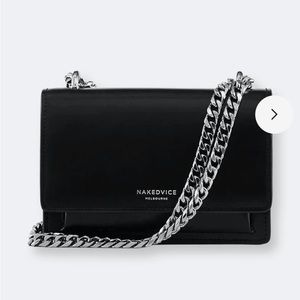 Nakedvice ‘The Regis Silver’ crossbody/shoulder bag